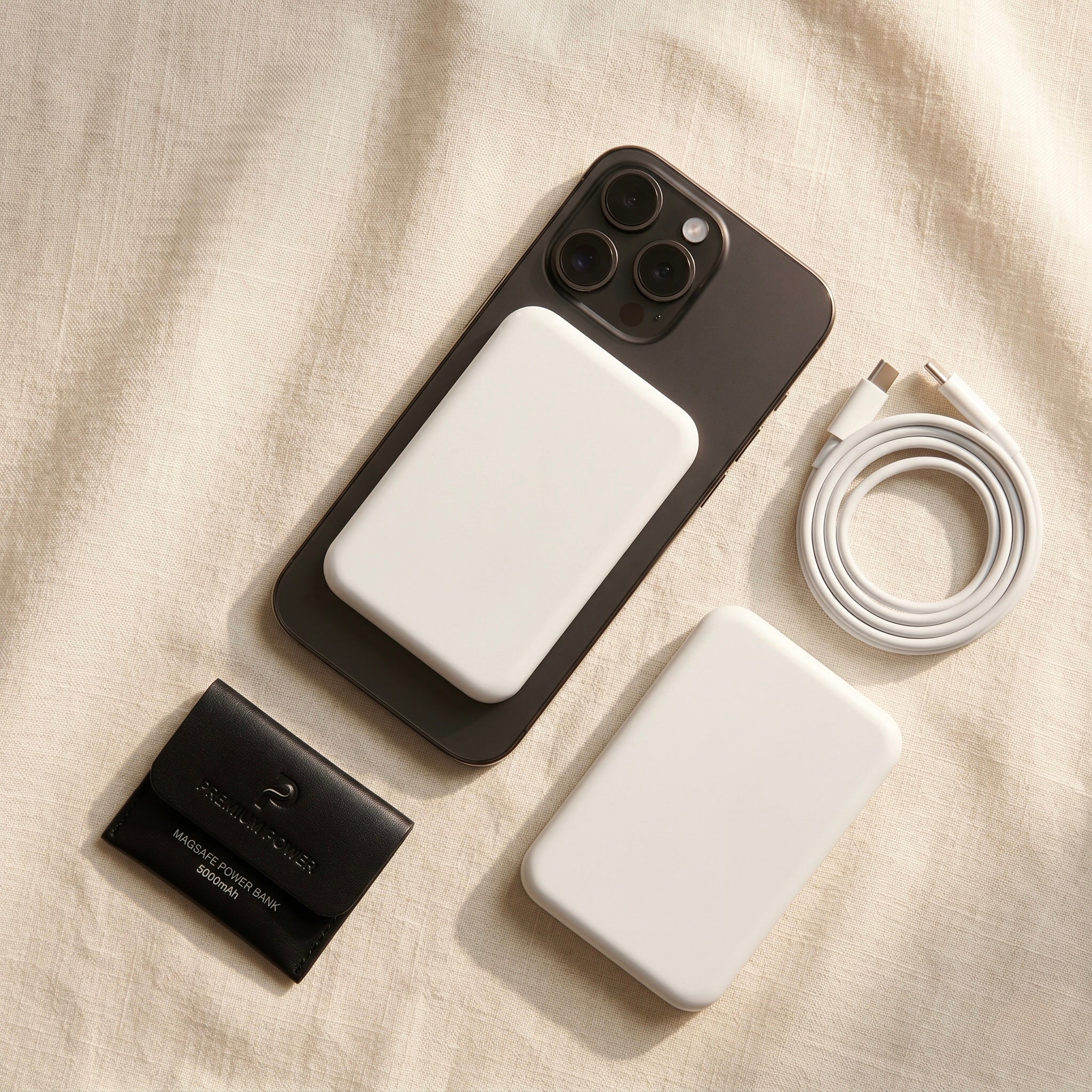 Power Bank Magnético MagSafe de Carga Rápida (5.000 mAh)